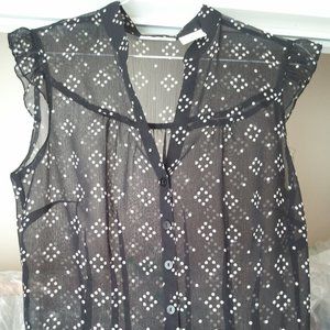 Worthington JC Penny Geometric print shell XS